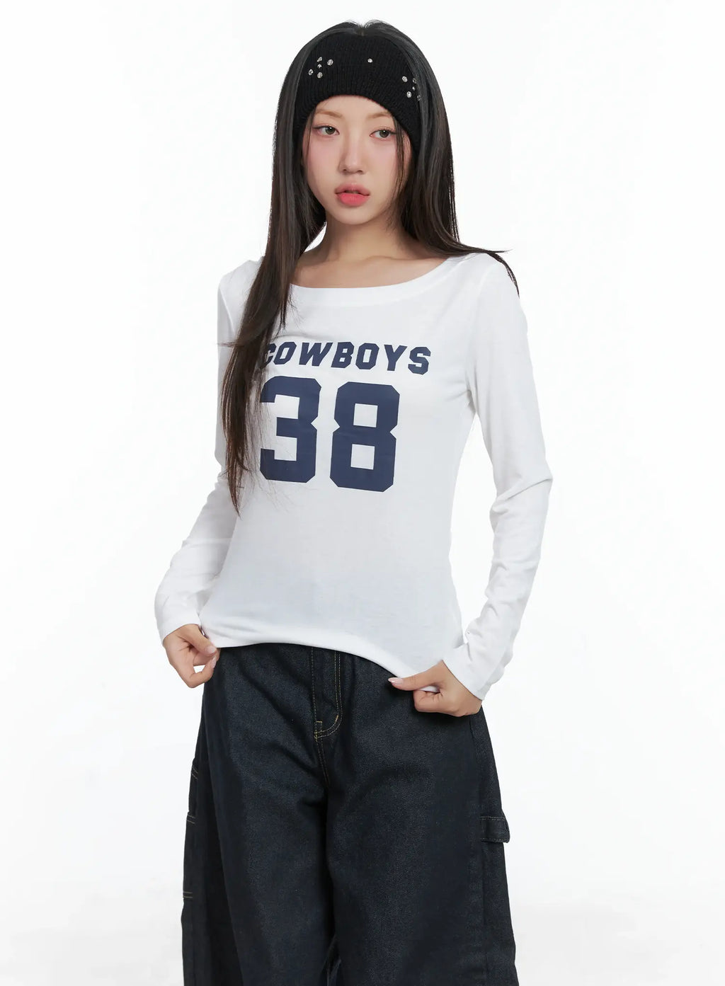 Cowboys Graphic Long Sleeve Tee CS503
