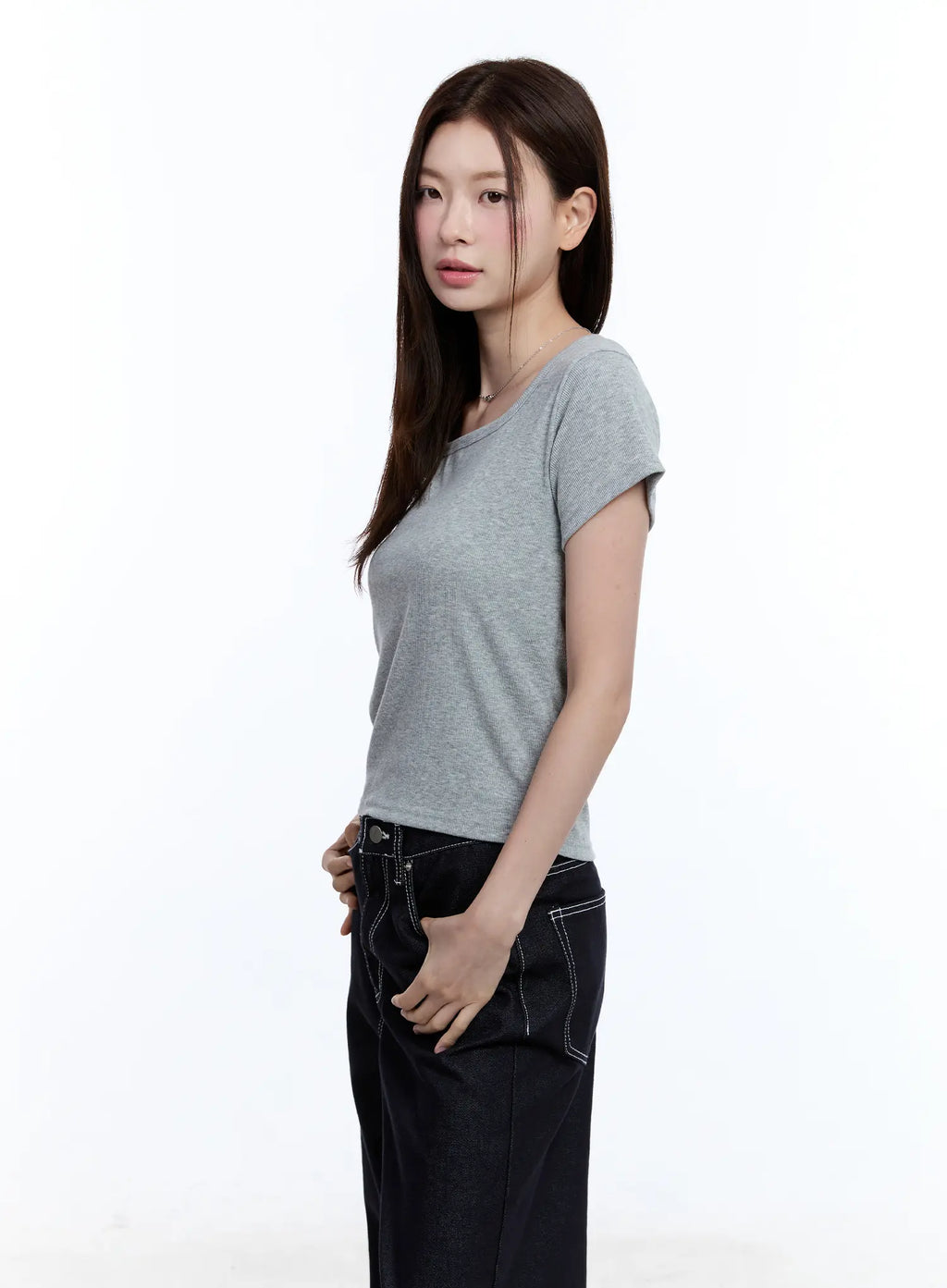 Essential Square Neck Tee CU513