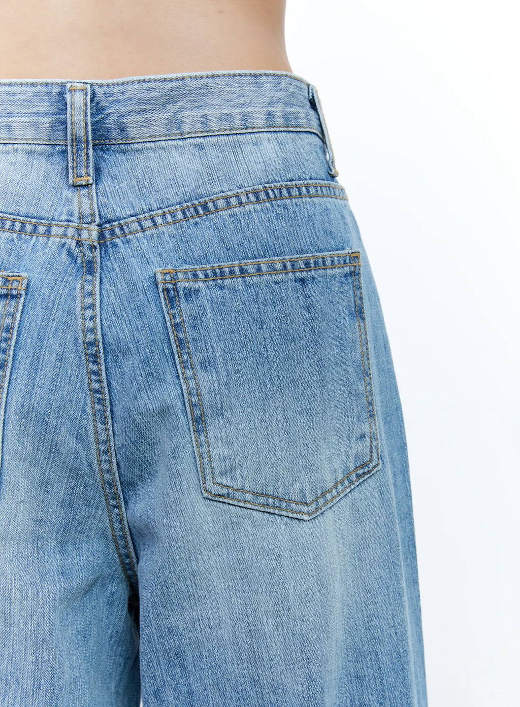 Lina Wide-Leg Denim Jeans CG513