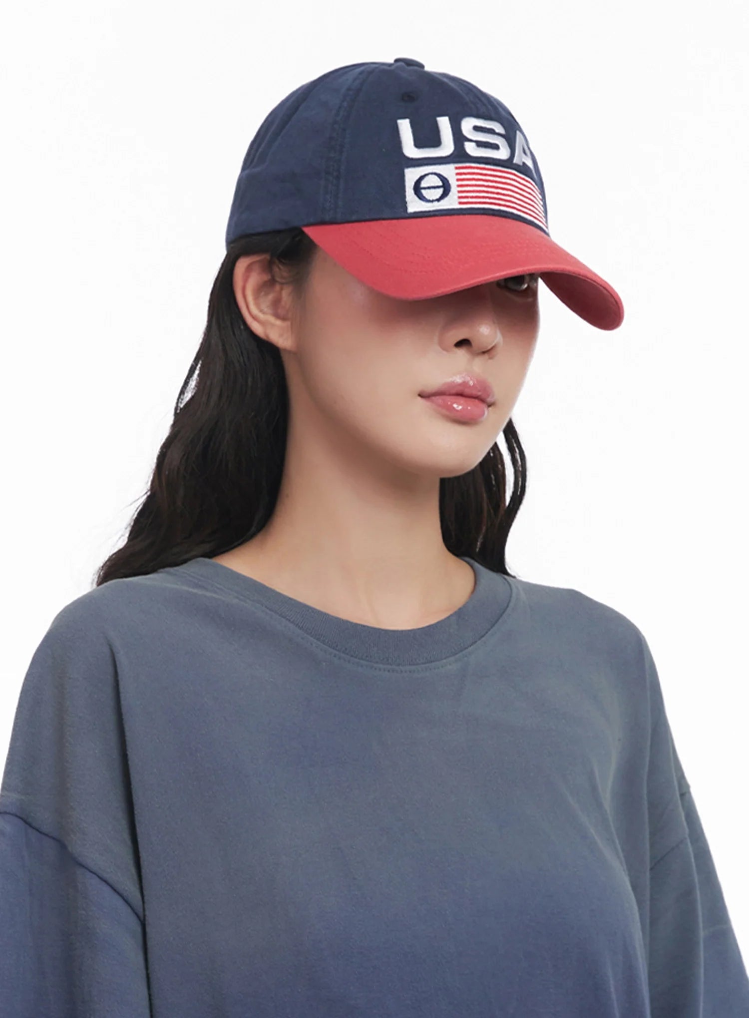 Washed Graphic Cap IC503