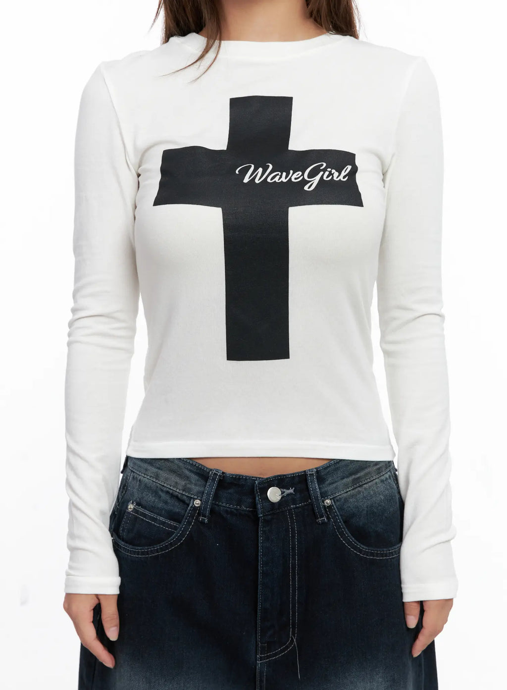 Casual Graphic Long Sleeve Tee CS522