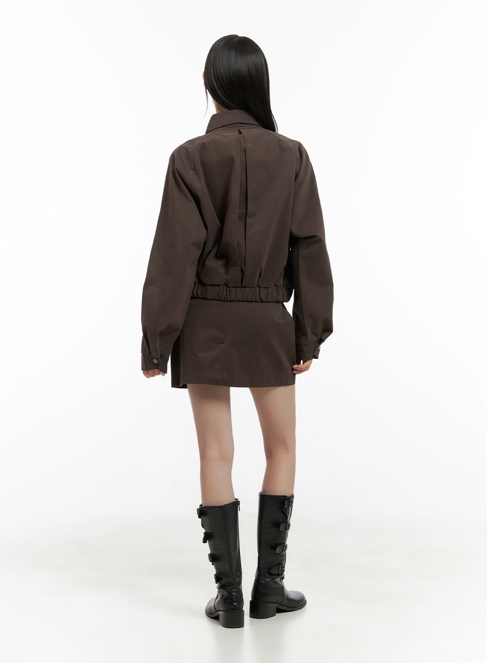 Buckle Minimal Mini Skirt CG426