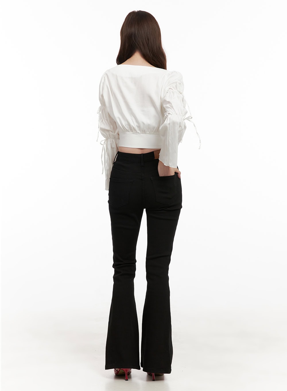 Ribbon Charm Cotton Blouse OD403