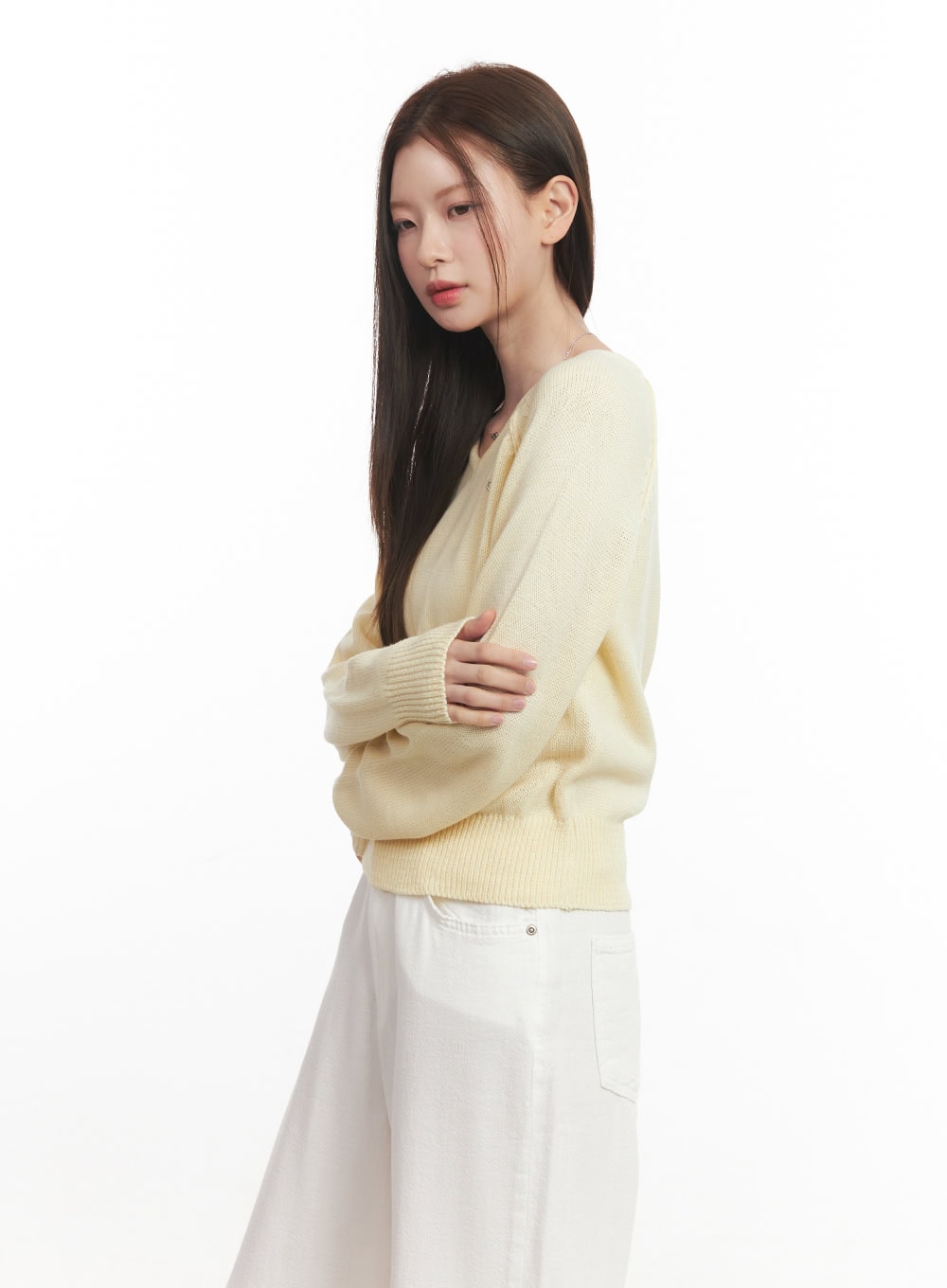 Cozy V-Neck Sweater CA502