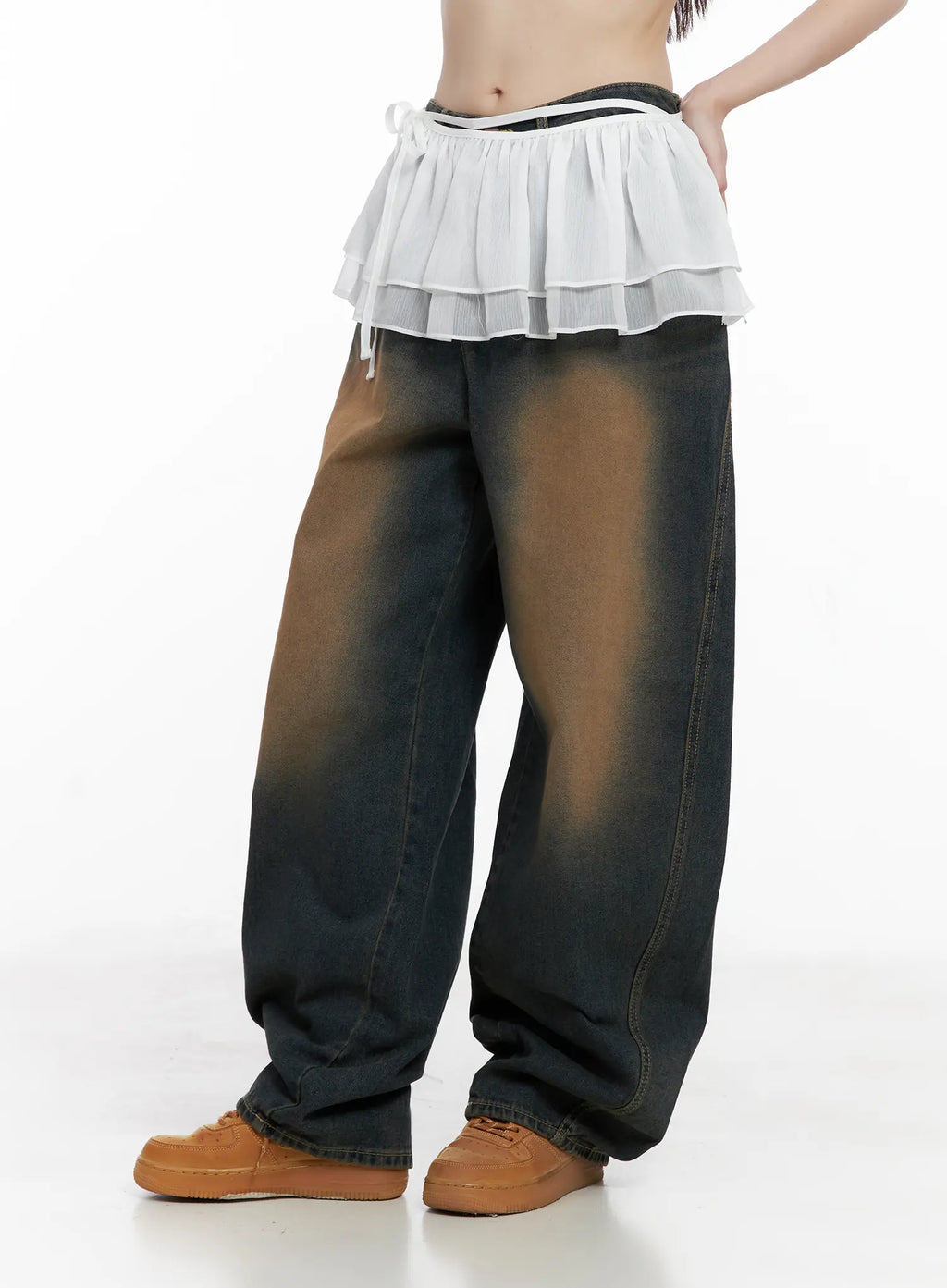 Ruffle Layered Mini Skirt CG519