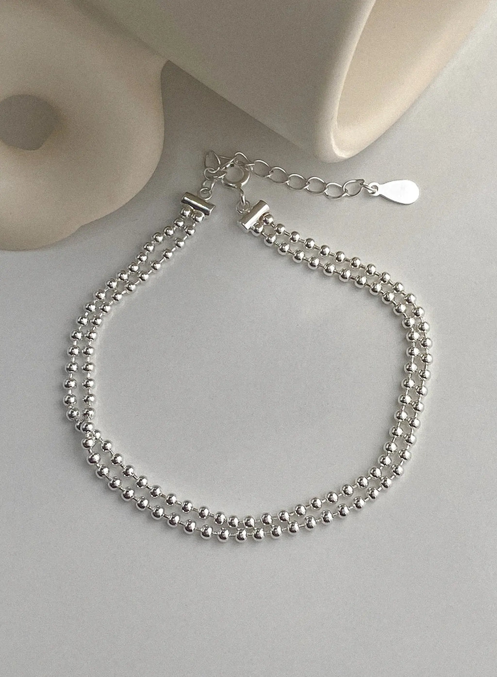 Lispector Double Curve Chain Bracelet IU506