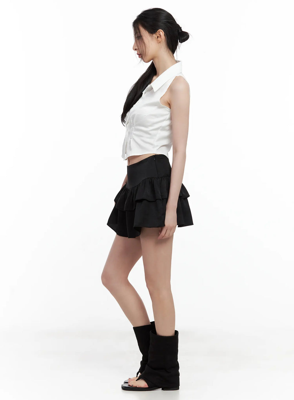 Tiered Mini Skirt U530