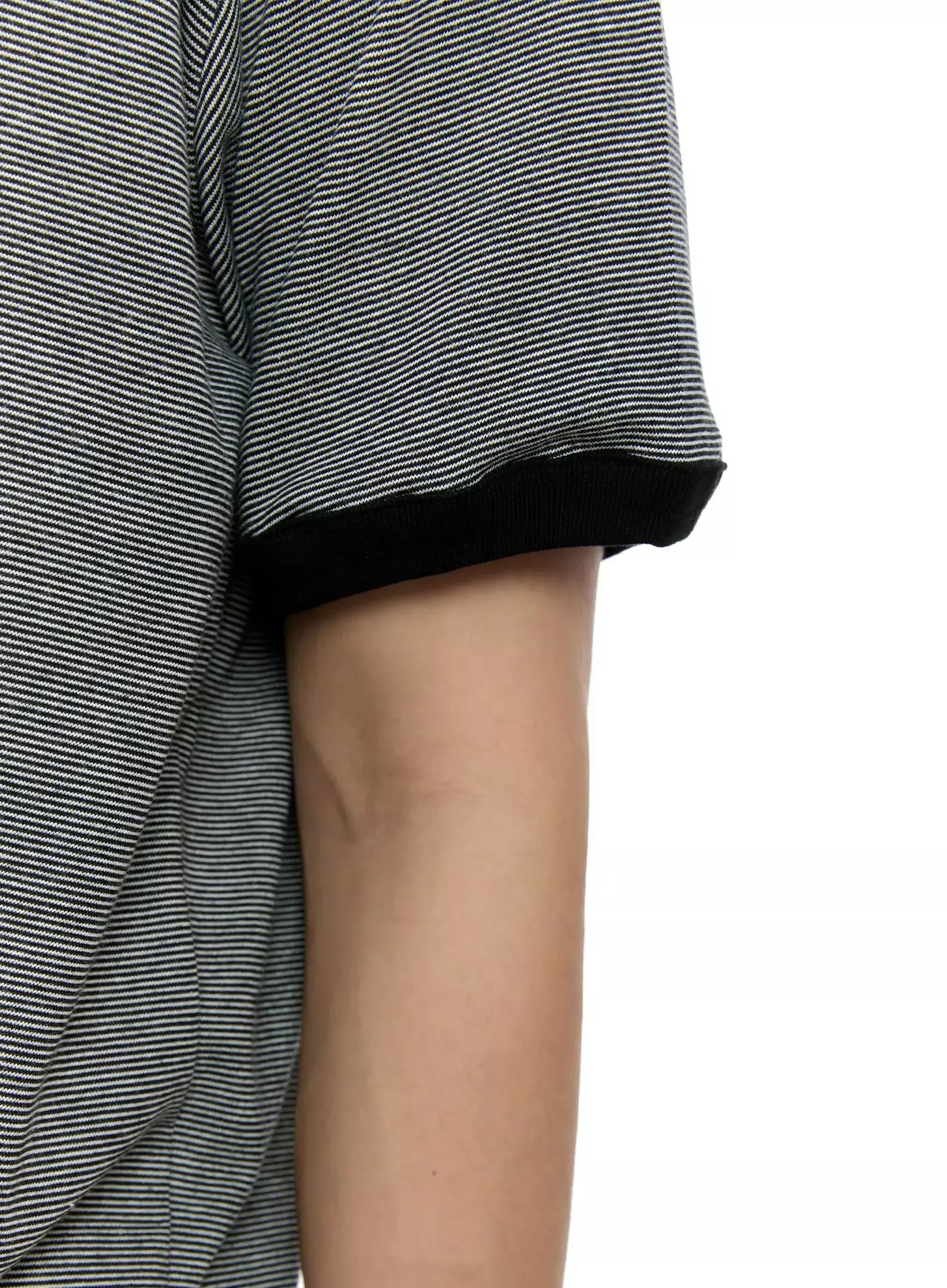 Men's Striped Henley T-shirt IG520