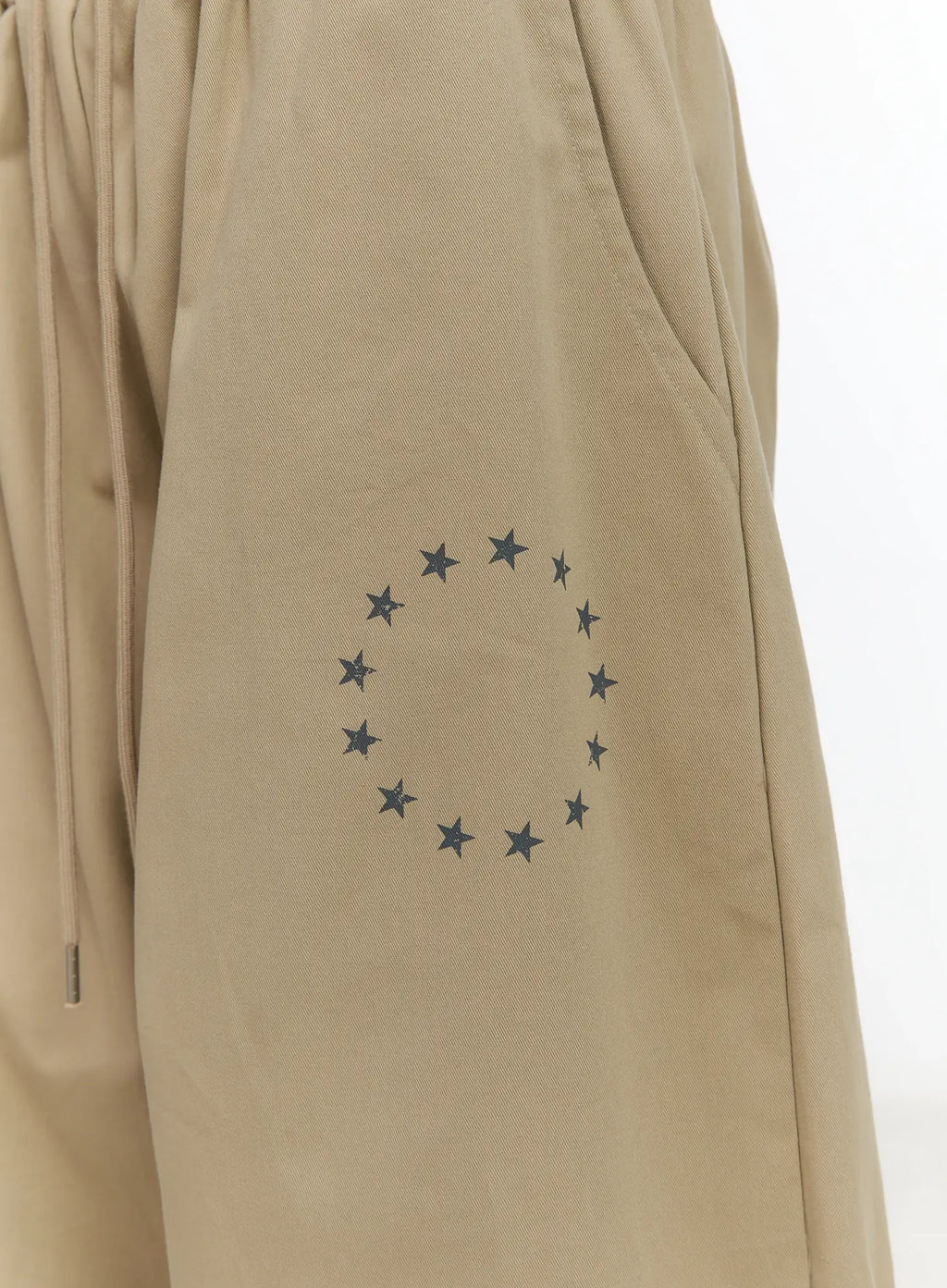 Star Print Wide-Leg Pants CL504