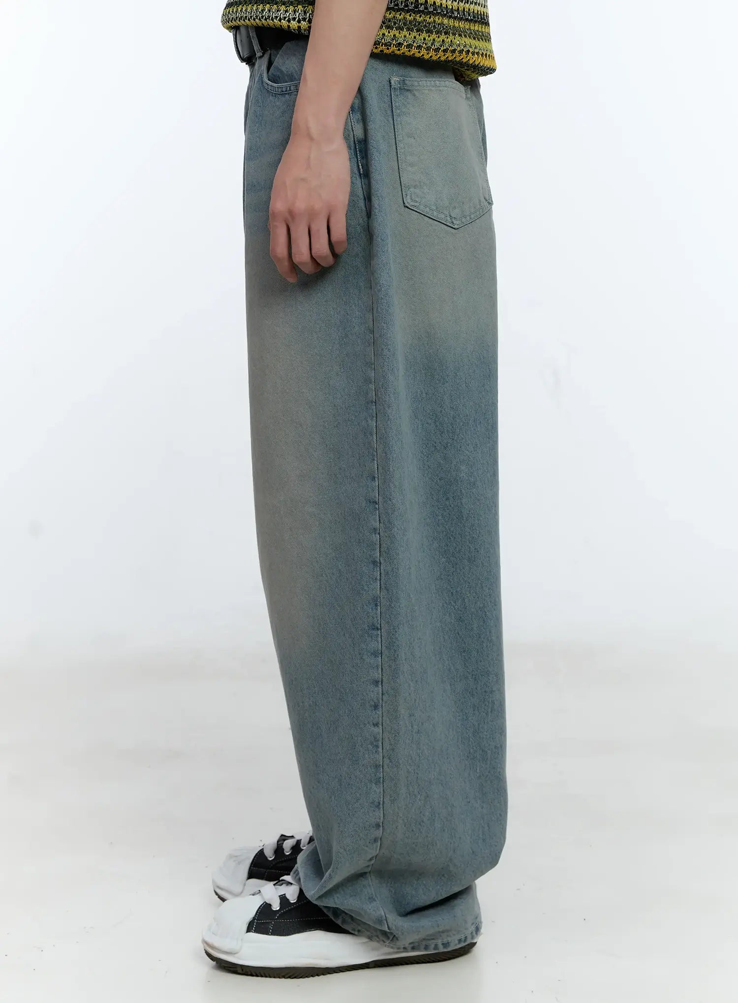 Men's Vintage Wide-Leg Jeans IG501
