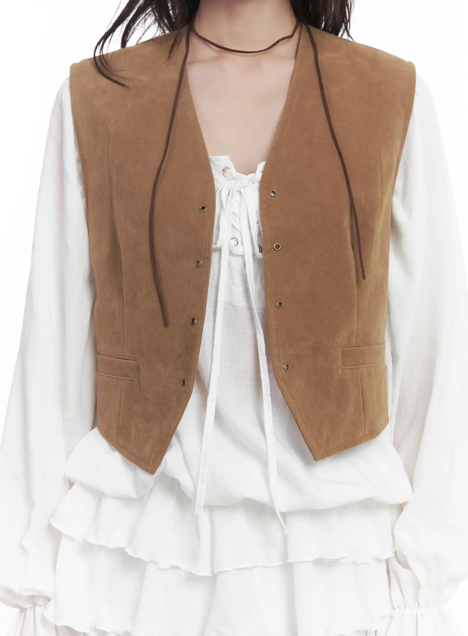 Vintage Cropped Vest CU520