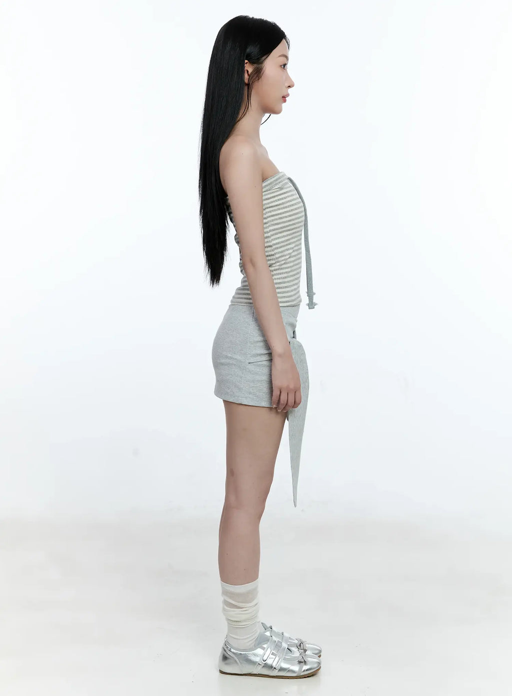 Wrap Ribbon Mini Skirt CG511