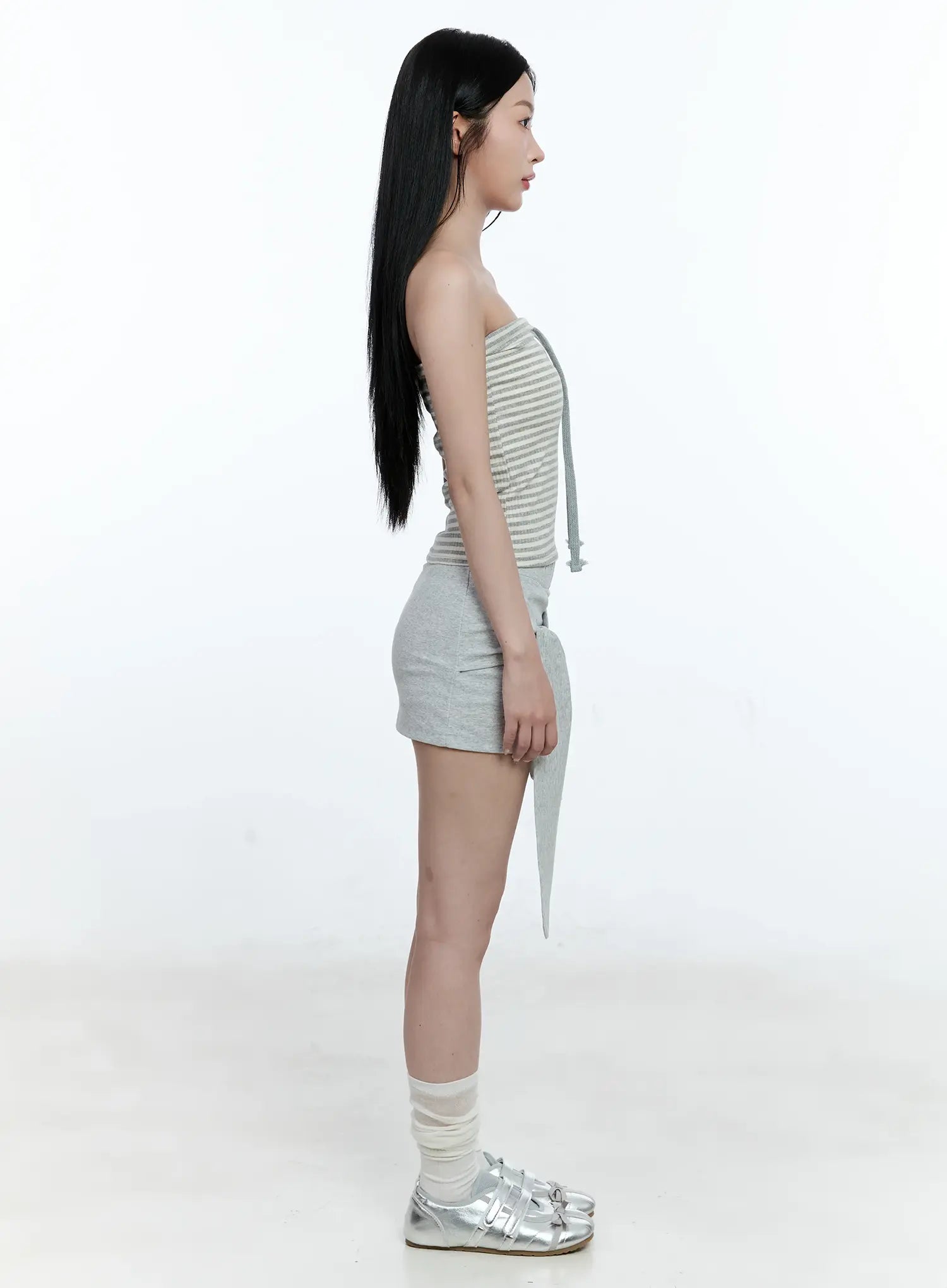 Wrap Ribbon Mini Skirt CG511