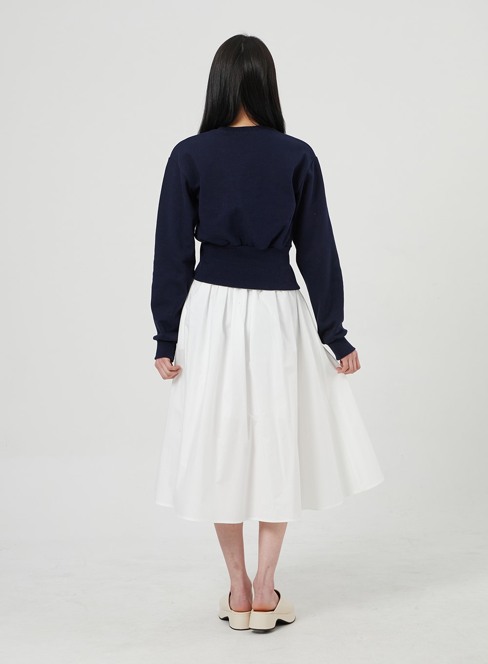 Pleated Maxi Skirt OF322