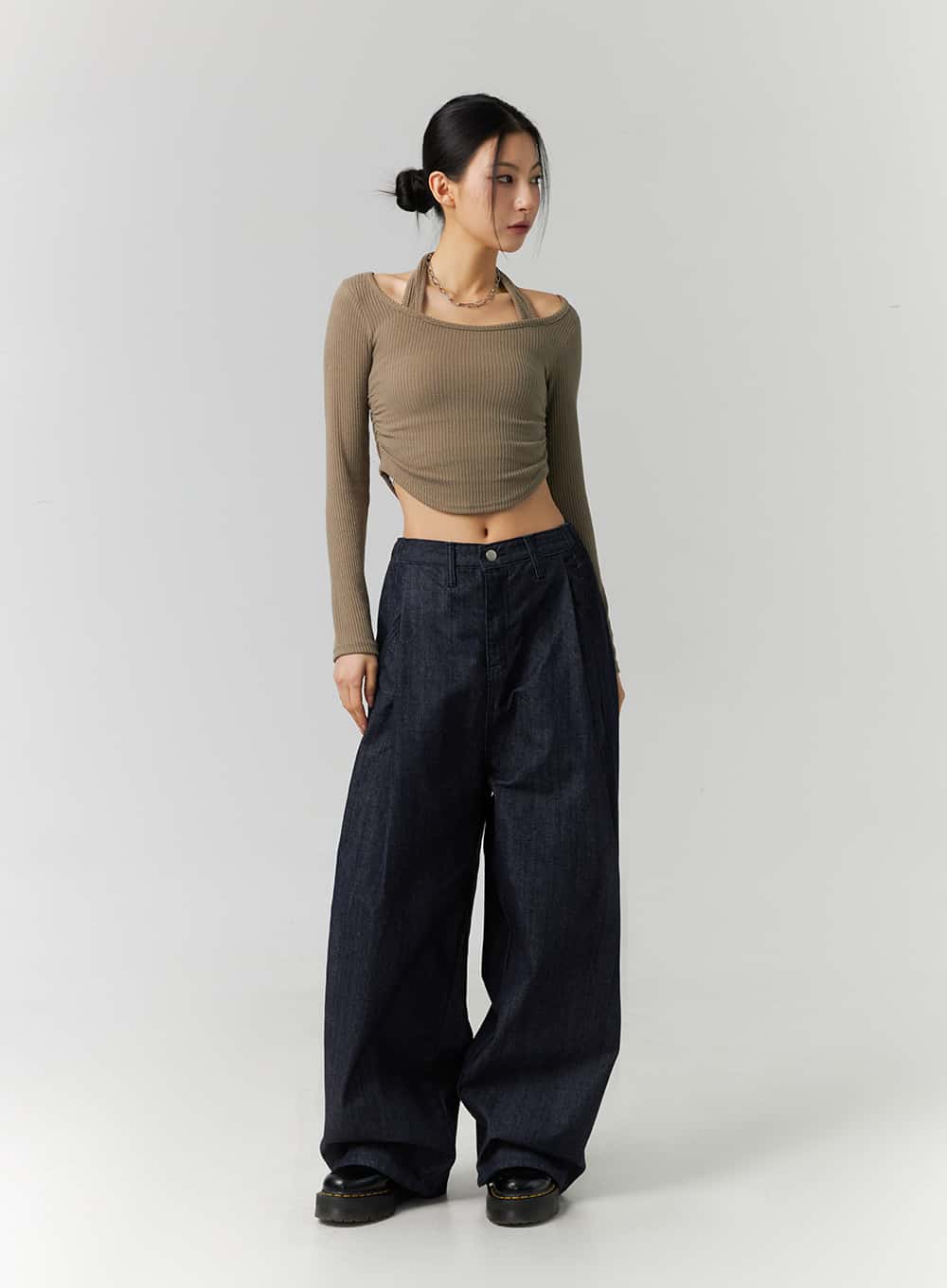 Boho Chic Halter Neckline Long Sleeve ID305