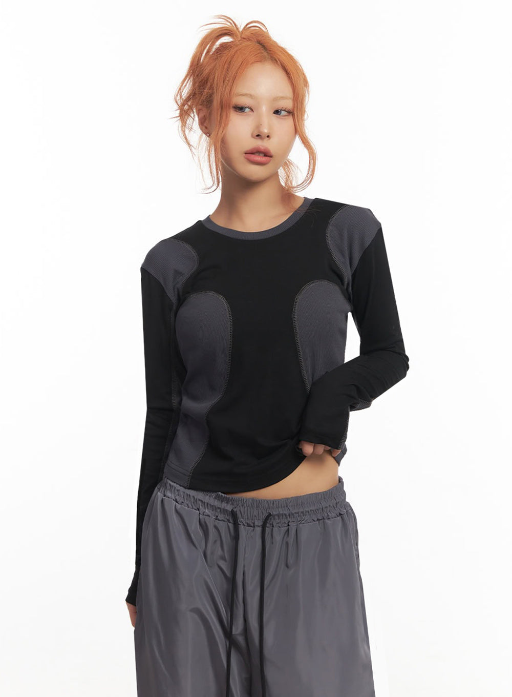 Urban Stitch Long-Sleeve Top IA517