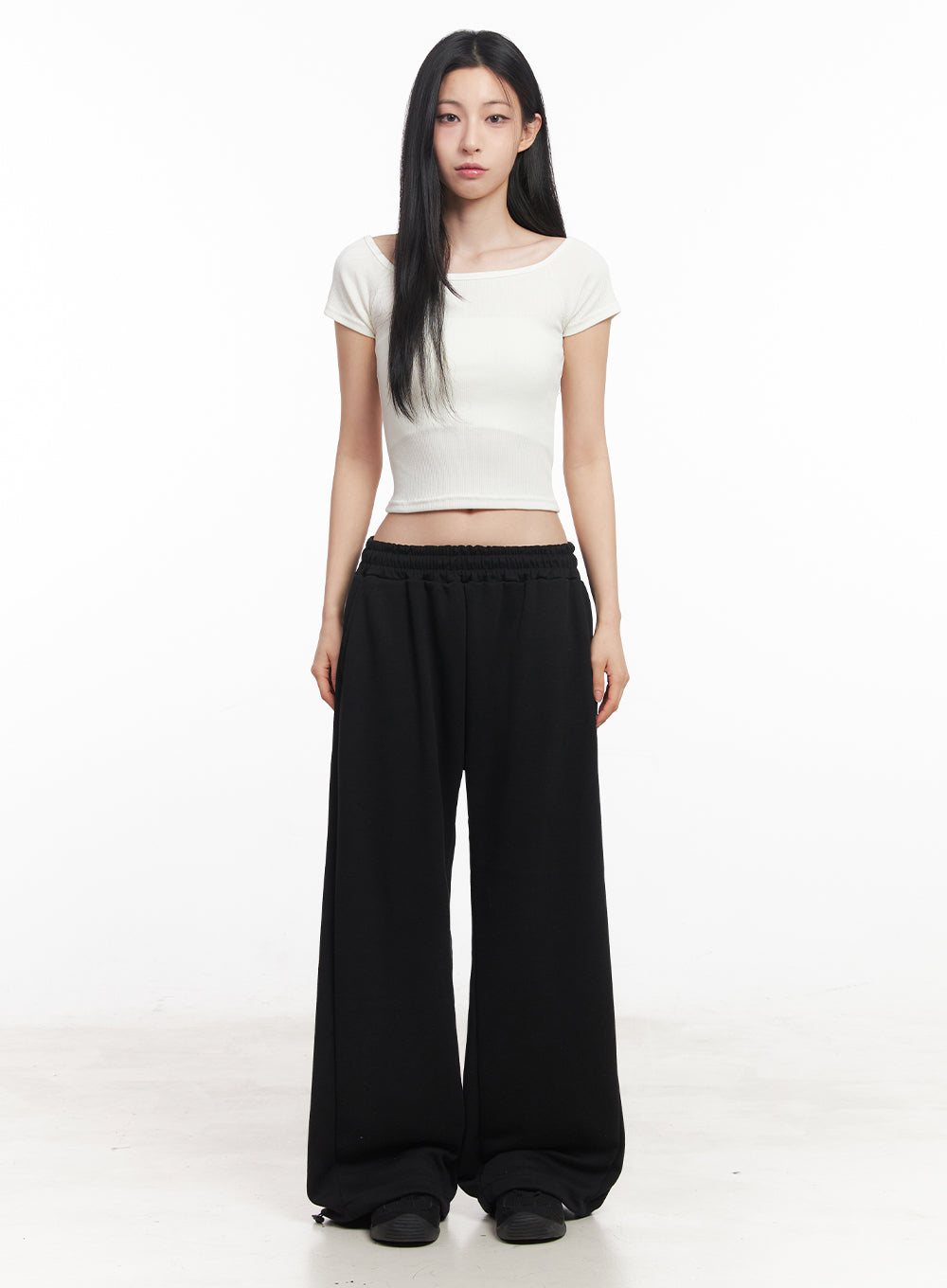 Comfy Wide-Leg Lounge Sweatpants IY516