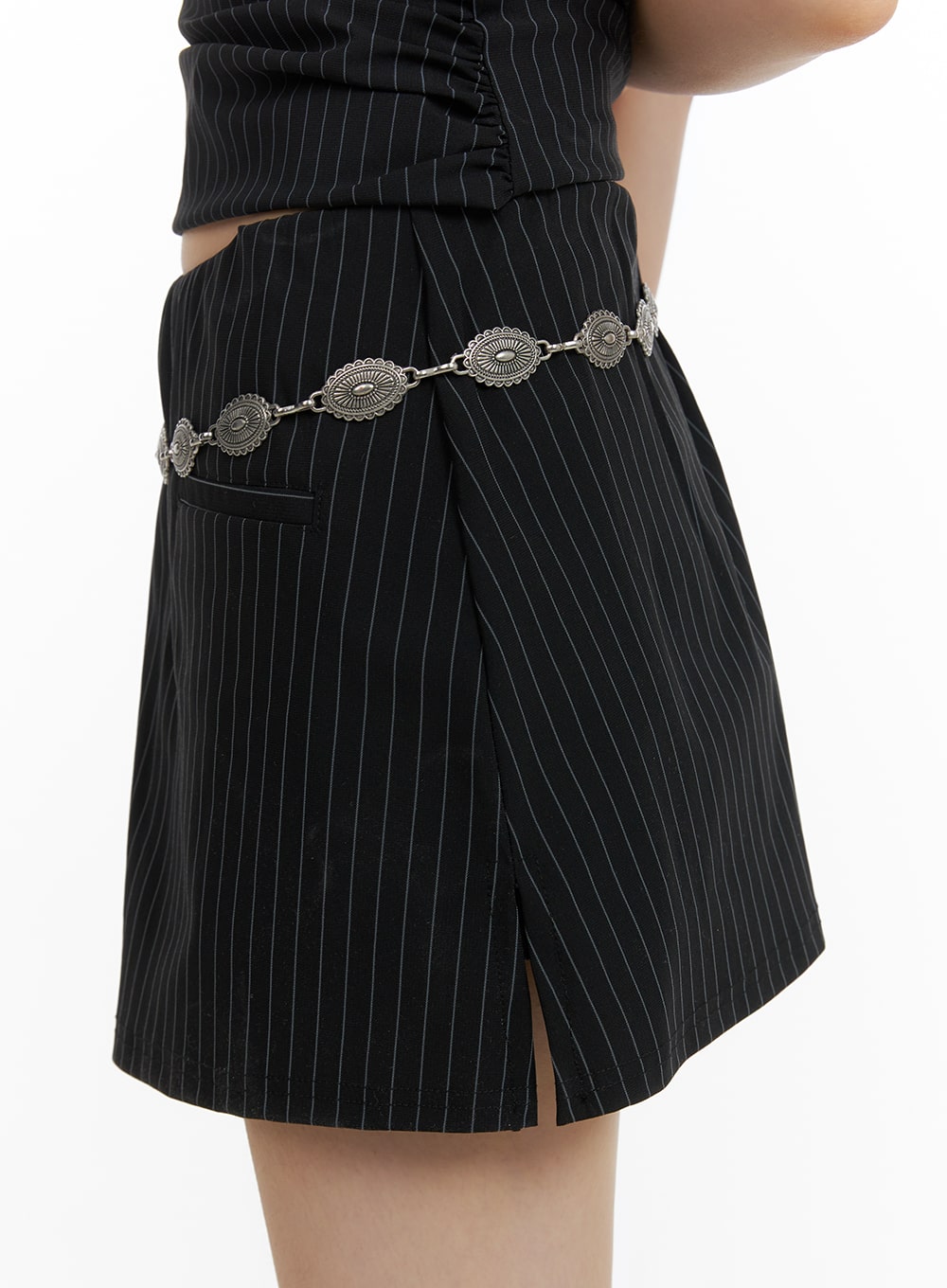 Striped Mini Skort CA422