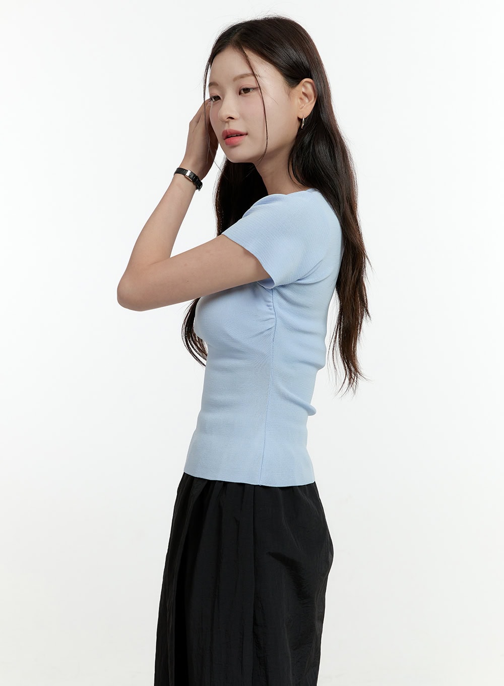 U-Neck Slim Fit Top OL430