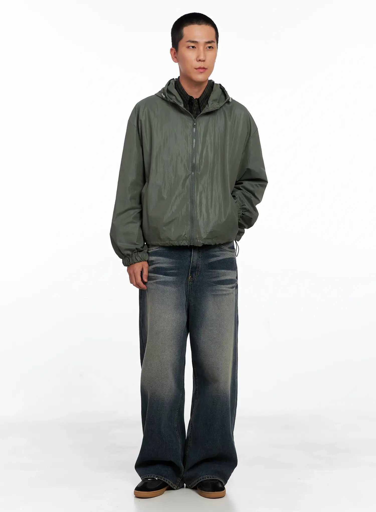 Men's Glossy Windbreaker IS510