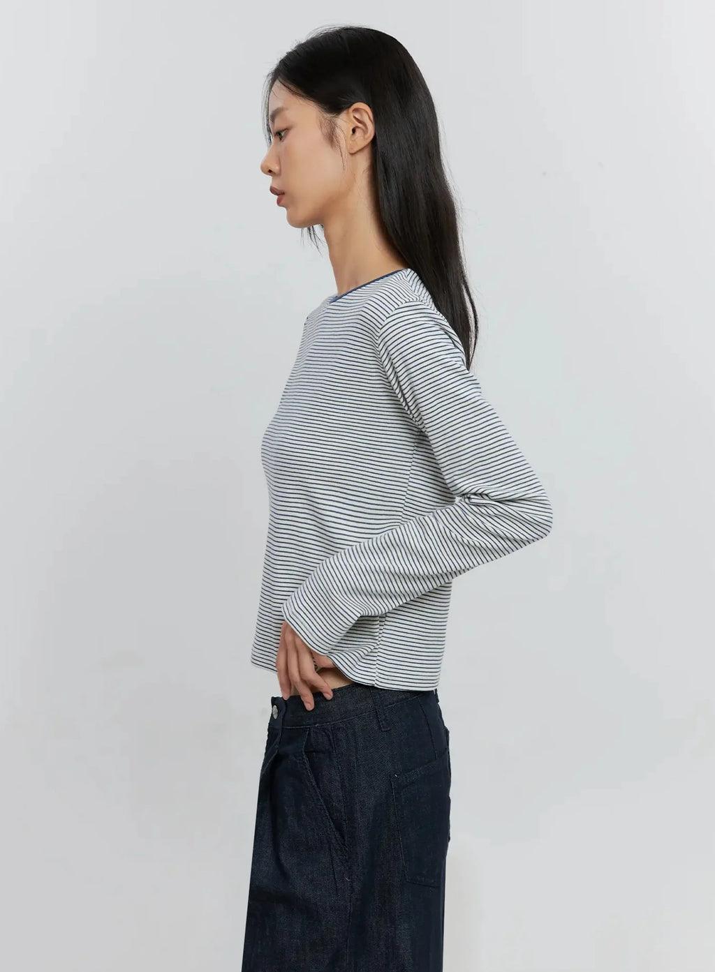 Striped Long Sleeve Tee IS516