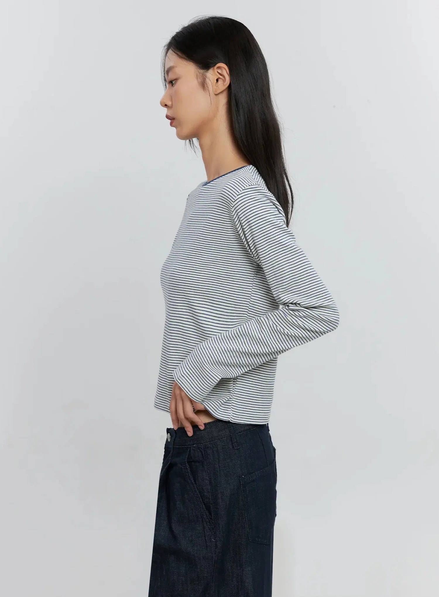 Striped Long Sleeve Tee IS516