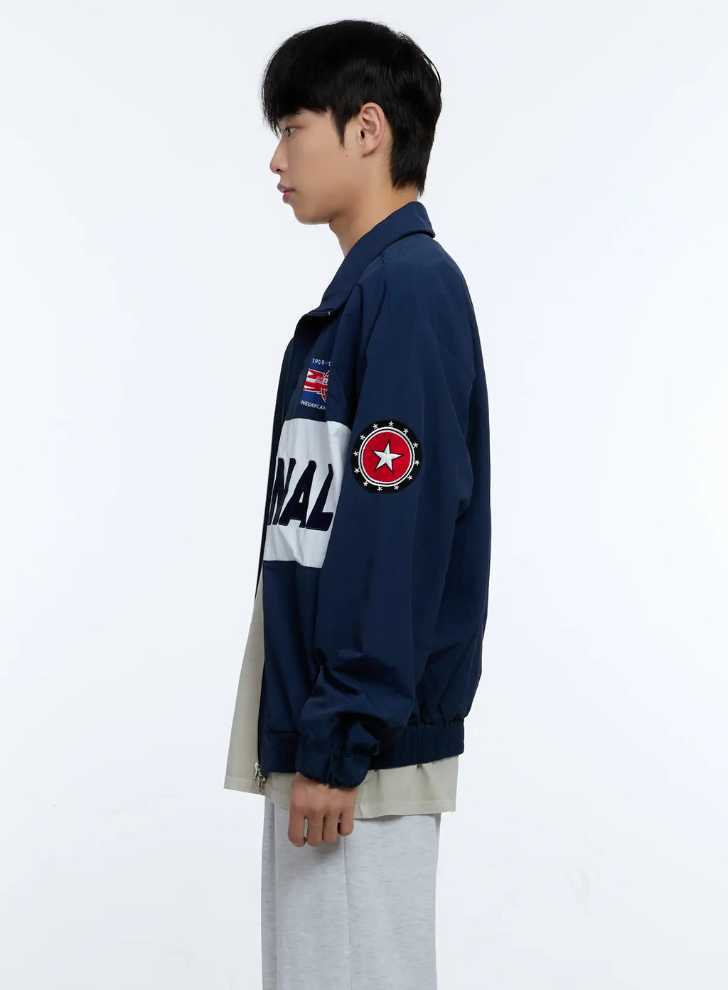 Men's Original Graphic Windbreaker Jacket IG515