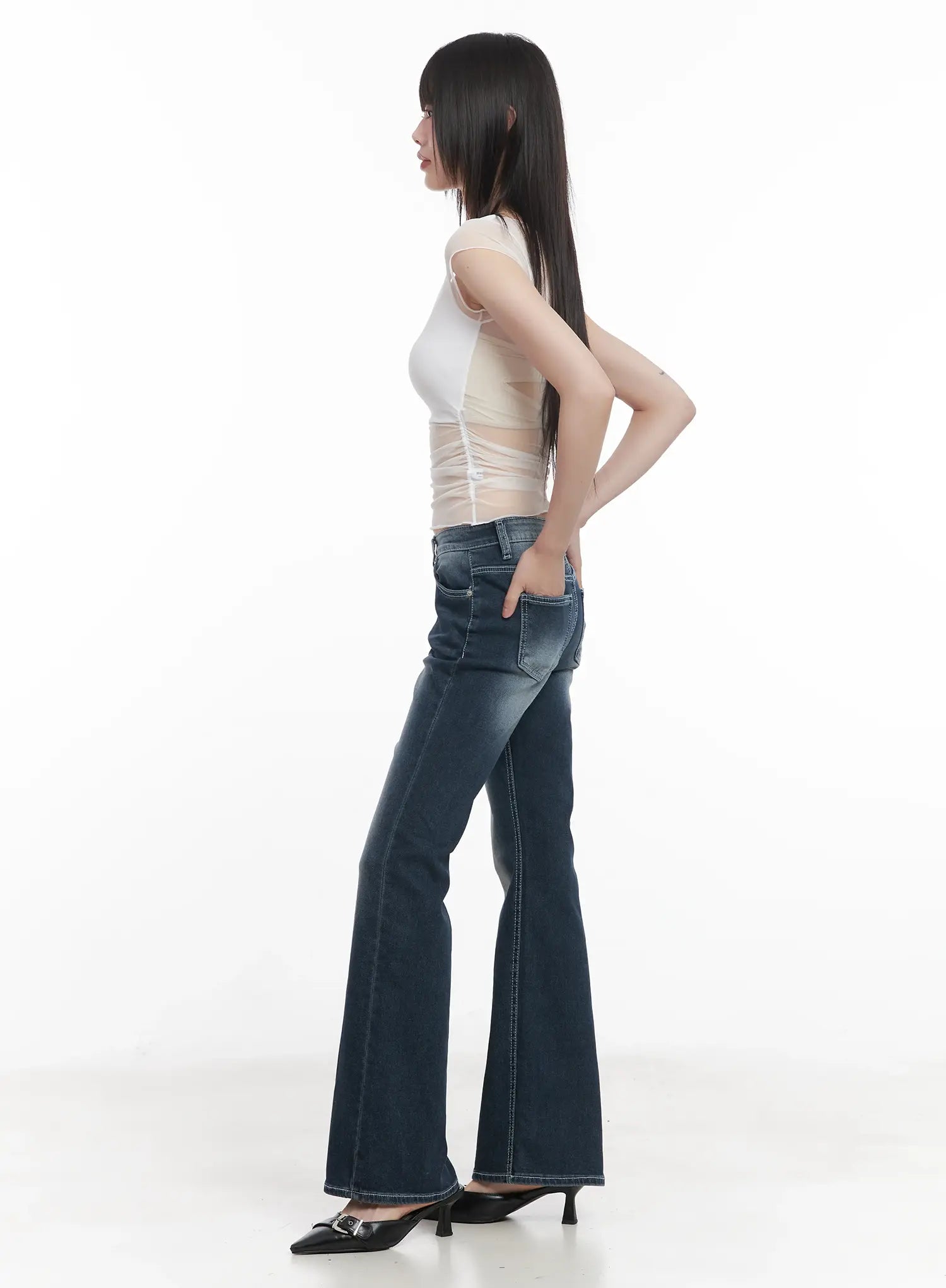 Sheer Chic Crop Tee CU518