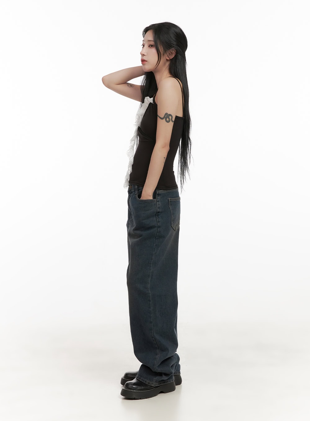 Luna Denim Wide-Leg Jeans CD406