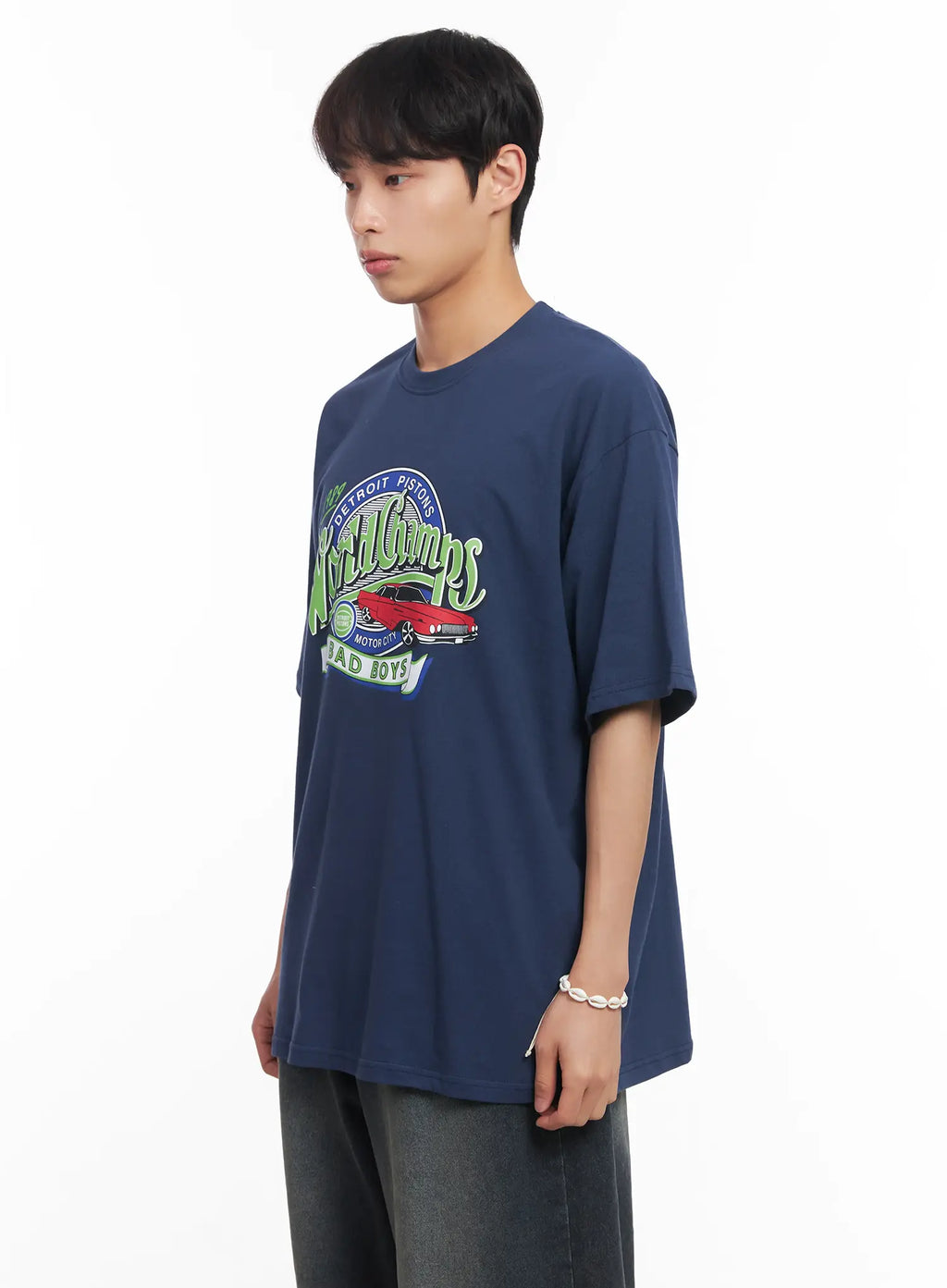 Men's Oversized Graphic Tee IU519