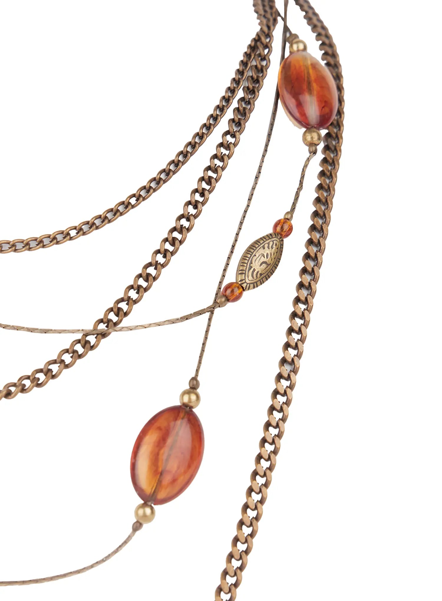 Vintage Layered Chain Necklace CS505