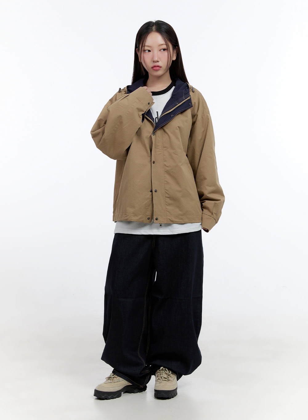 Nori Roomy Fit Denim with Stitch CS406