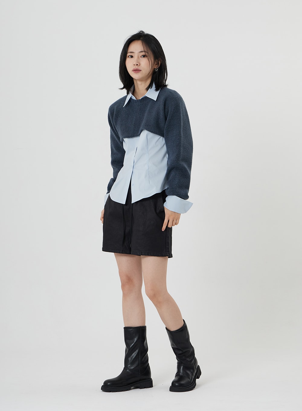 Long Sleeves Crop Knit ON23