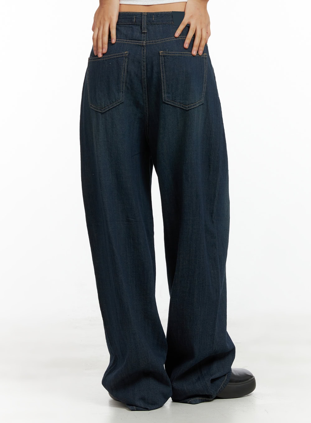 Dark Wash Wide Jeans CU305