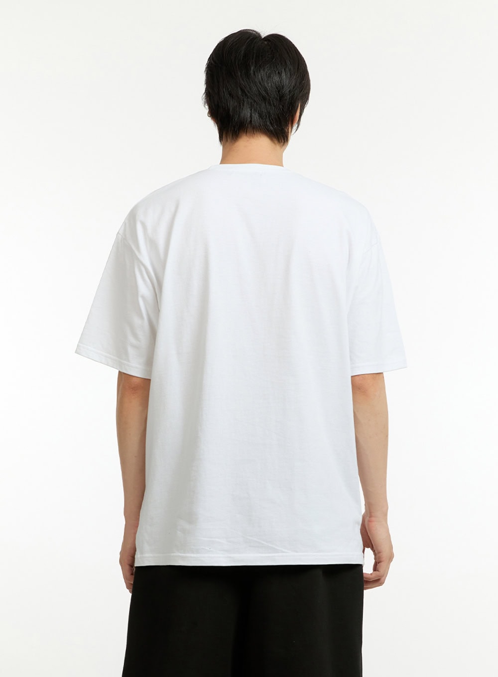 Men's Lettering Cotton T-Shirt IL418