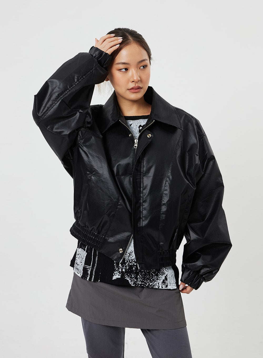 Oversized Nylon Jacket Unisex CF316