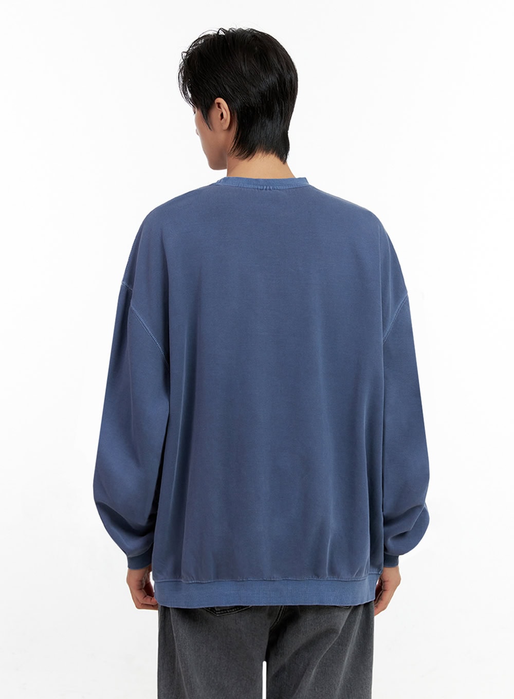 Men's Washed Graphic Sweatshirt IN401