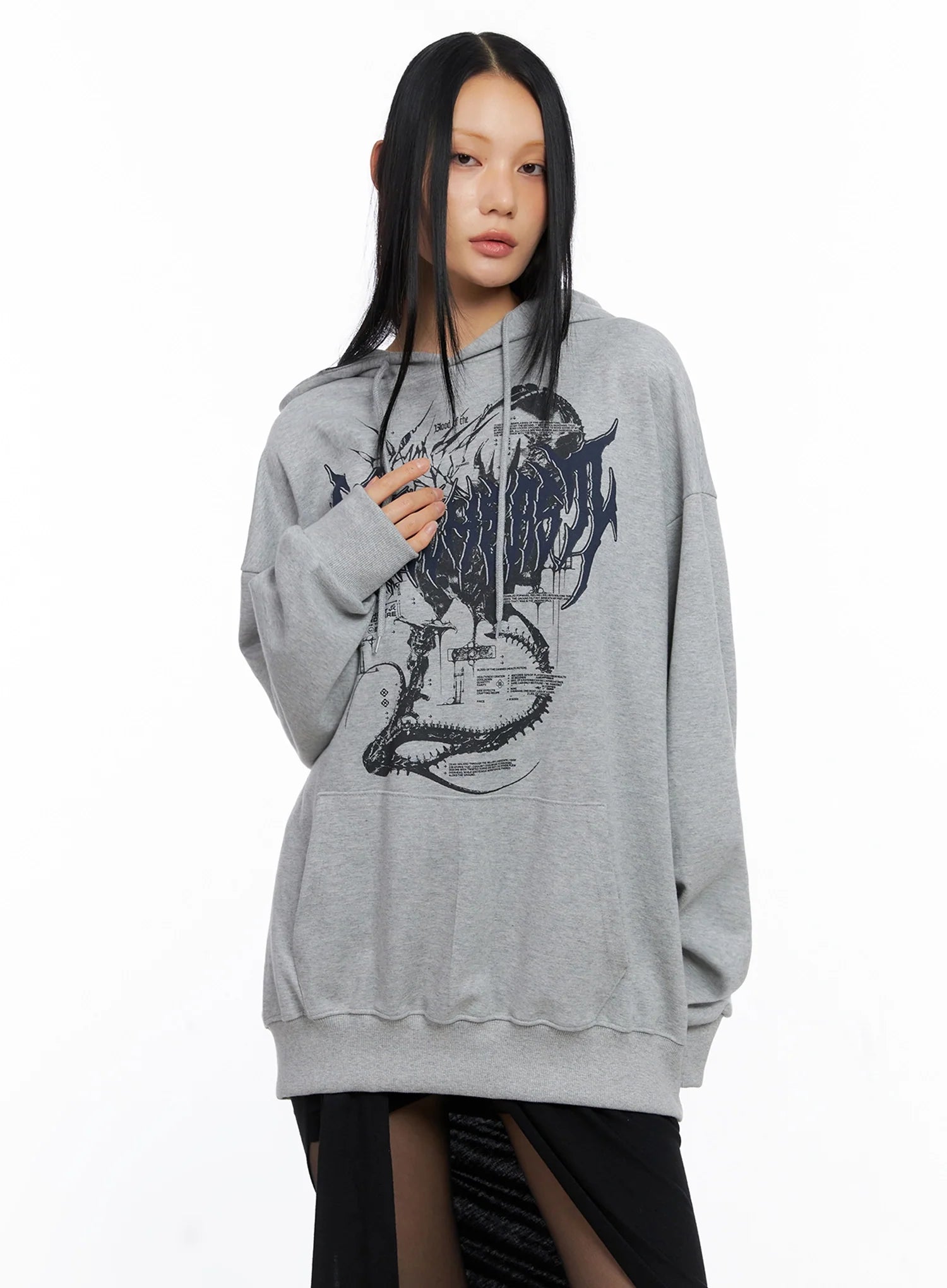 Oversized Graphic Hoodie CO516