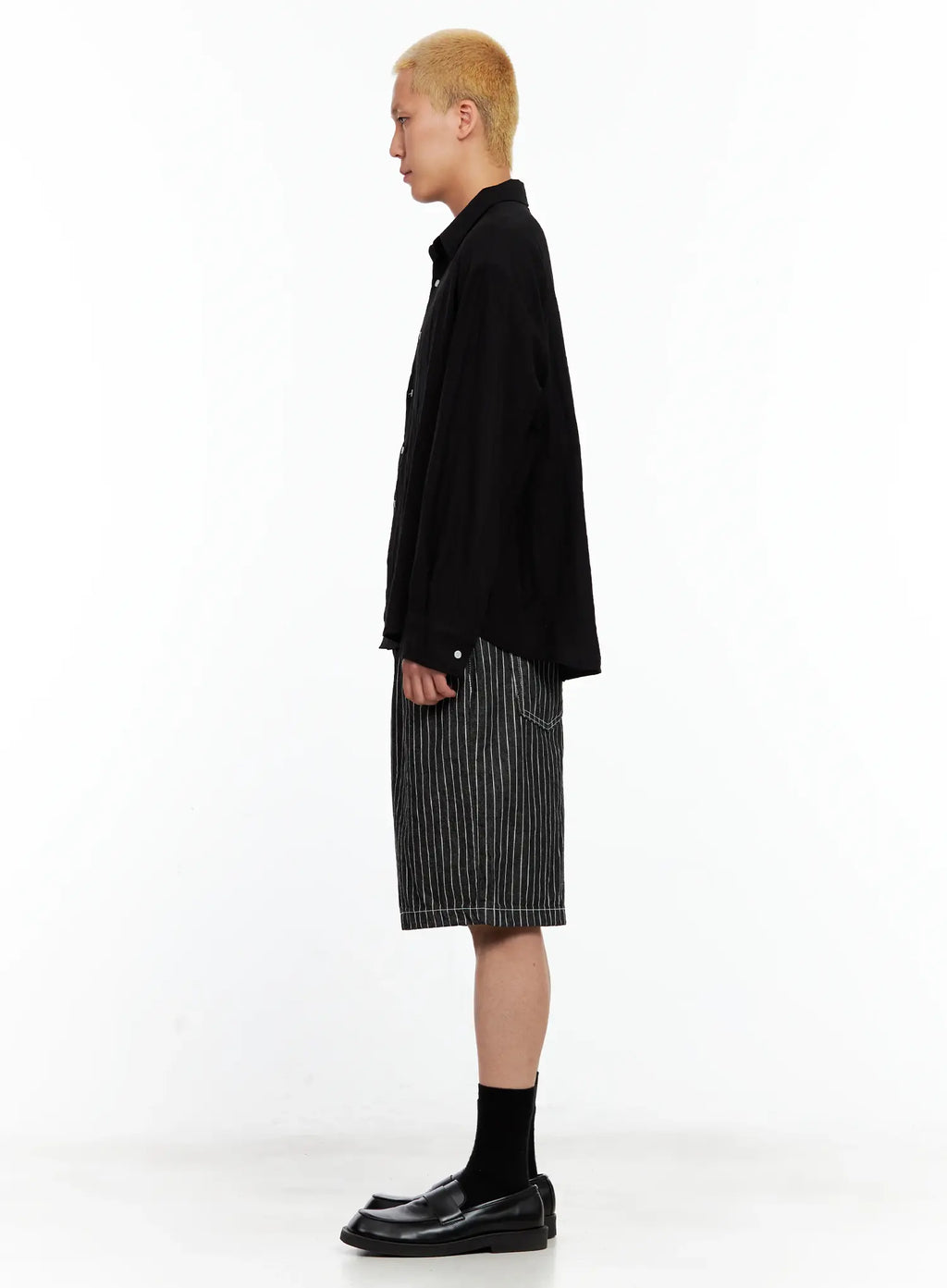 Men's Pinstripe Shorts IL514