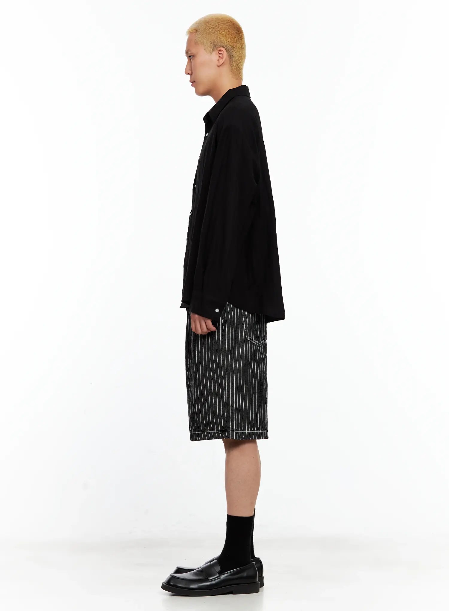 Men's Pinstripe Shorts IL514