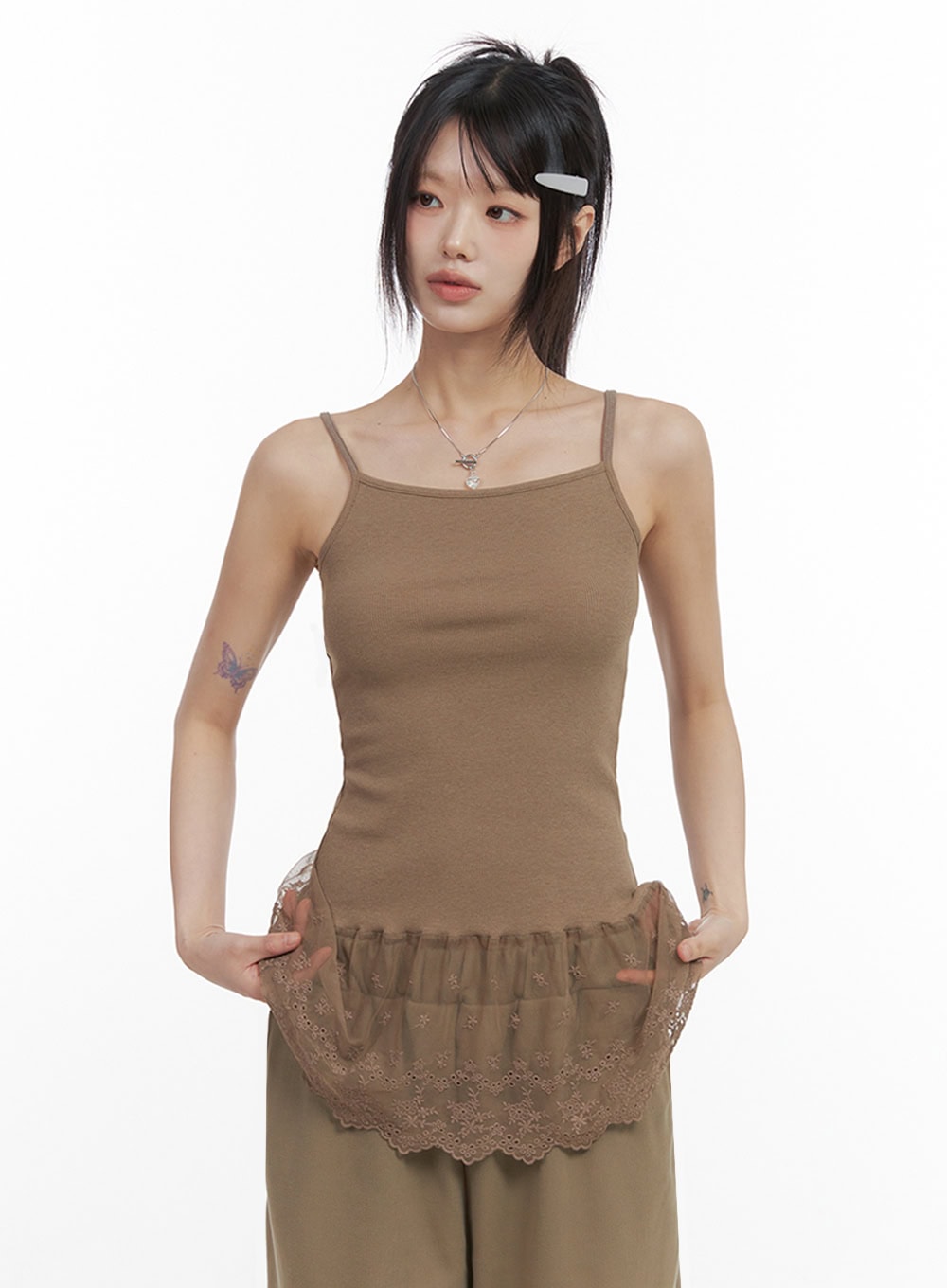 Lace Dream Sleeveless Top IO430