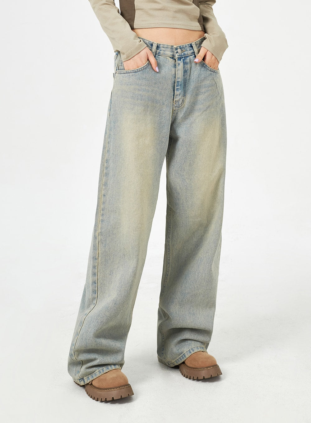 Light Blue Baggy Jeans CM323