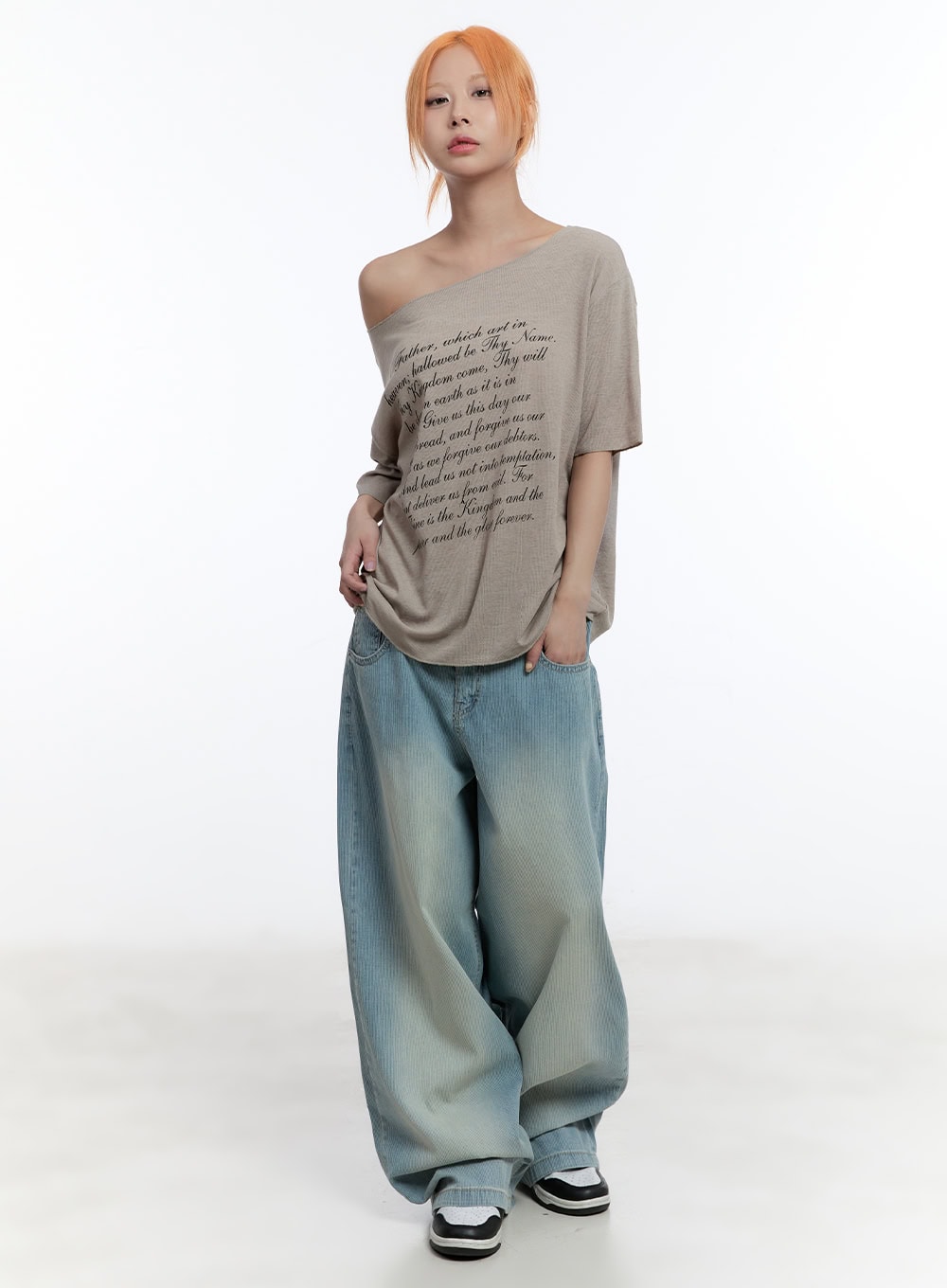 Darci Washed Baggy Jeans CU502