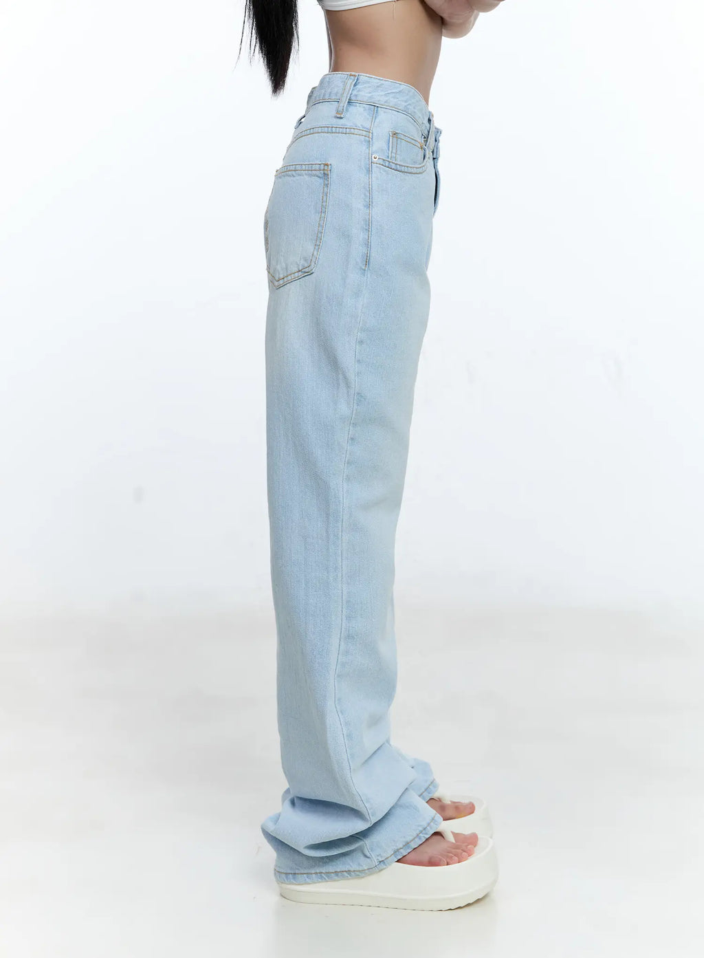 Mae Washed Flare Denim Jeans CG512