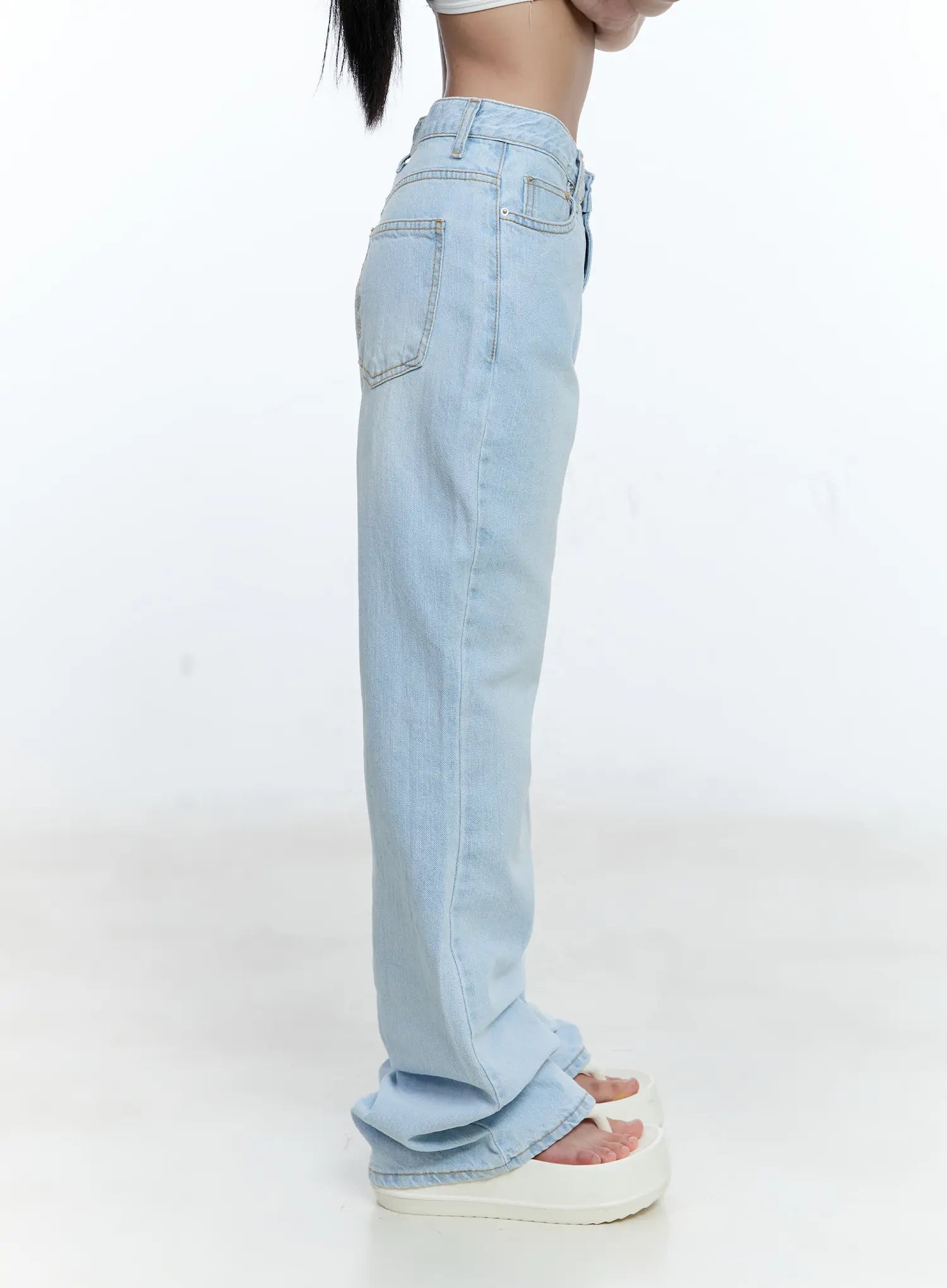 Mae Washed Flare Denim Jeans CG512