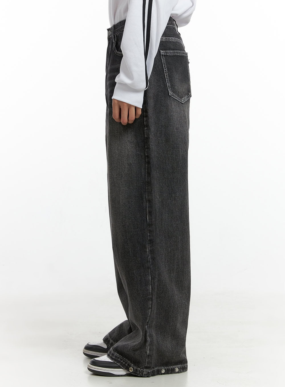 Men's Wide Leg Fit Denim Jeans IO417