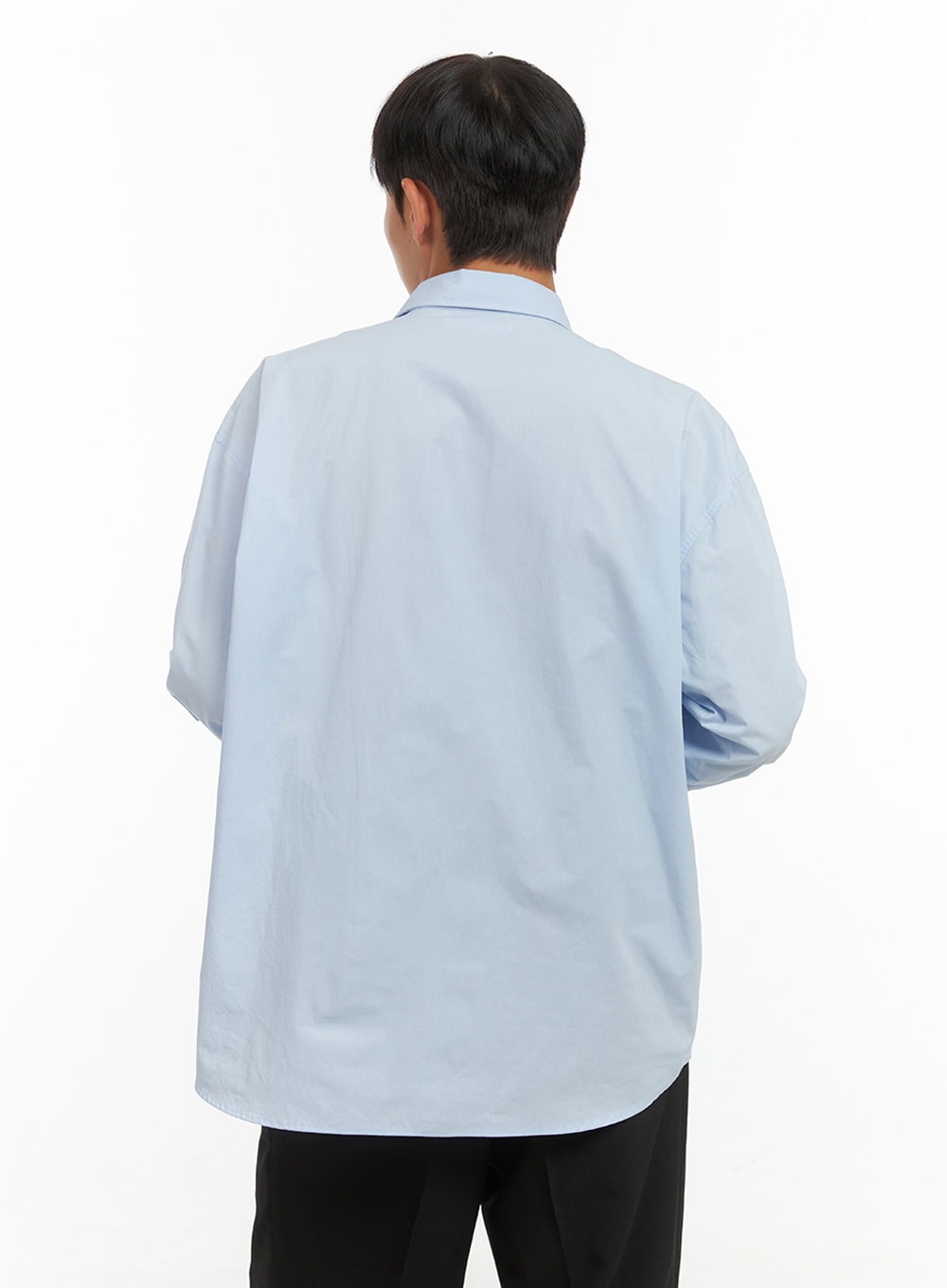 Men's Oversized Basic Cotton Shirt IS419
