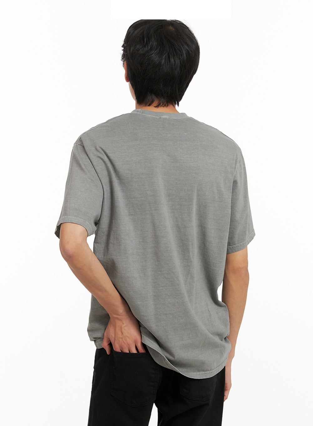 Men's Crew Neck Embroidered Top IY416