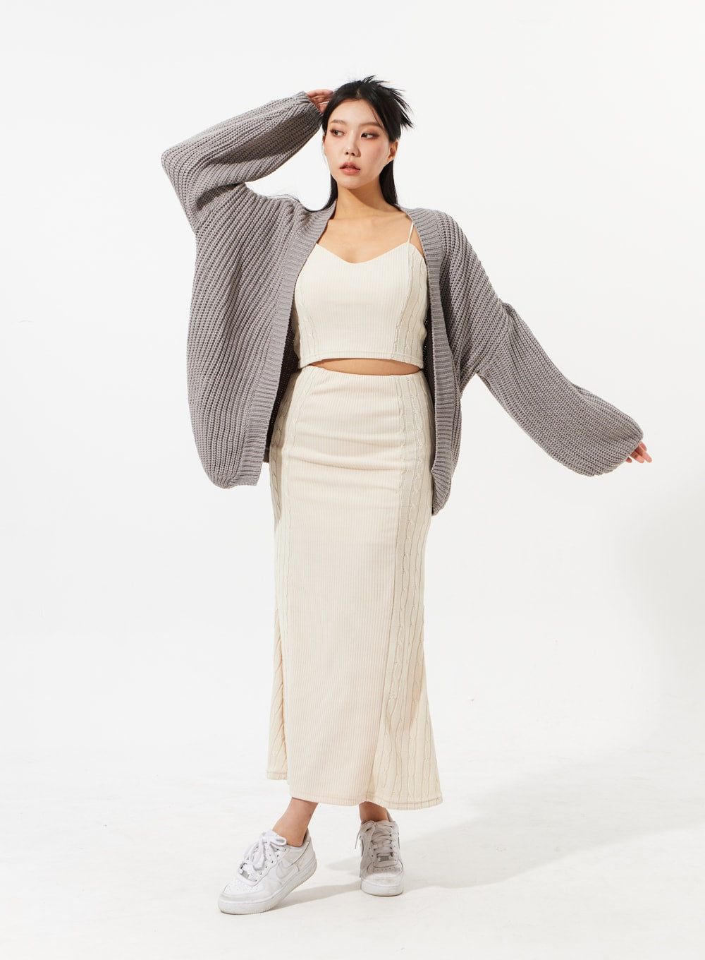 Oversized Knit Cardigan IM309