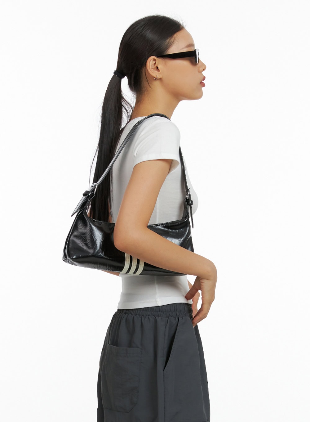 Cotton U-Neck Crop Top IL409